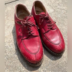 Christian Pellet Red Derbies size 40 unisex